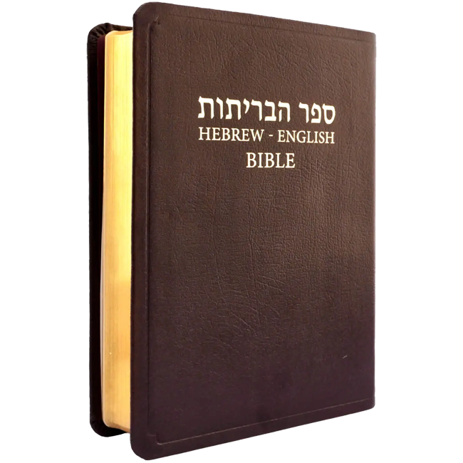 The Holy Bible Soft Leather Cover Hebrew and English